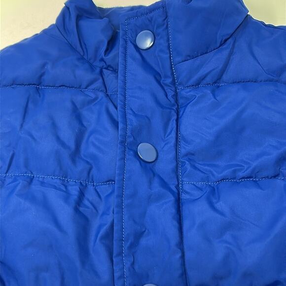 Gymboree Boys Cobalt Blue Zip / Snap Winter Vest Size Medium (8-10) - Picture 2 of 9